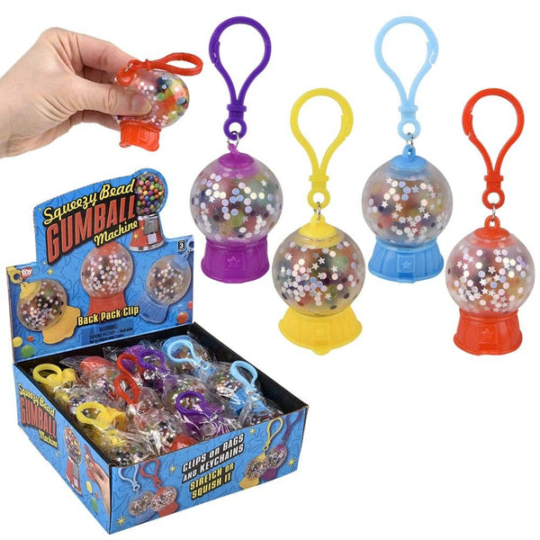 Squeezy Bead Gumball Machine Clip On 2