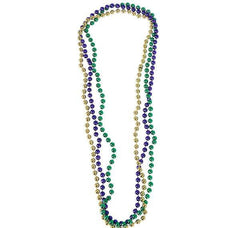 33" 7 mm PURPLE/GREEN/GOLD BEADS LLB kids Accessories