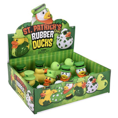 St. Patrick's Day Rubber Duckies 3.5" 12ct