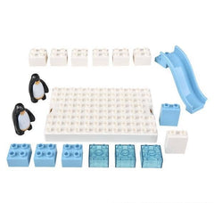 BLOCK SCENE PENGUIN 18PCS LLB kids toys