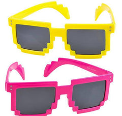 ASSORTED PIXEL SUNGLASSES LLB kids toys