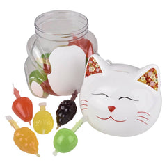 Fruix Popping Lucky Kitty Asst Jellies Jar - LLB Toys