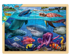 15.75" x 11.75" 48PC AQUATIC PUZZLE LLB Puzzle