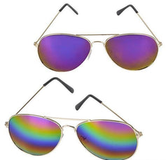 RAINBOW LENS AVIATOR SUNGLASSES LLB kids toys