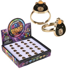 Capybara Mood Ring 0.6"- LLB Toys