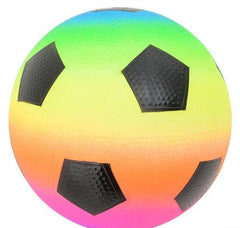 9" RAINBOW SOCCER PLAYGROUND BALL LLB Balls