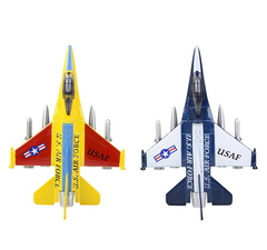 7" F-16 DIE-CAST JET LLB Car Toys