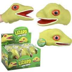 Stretchy Lizard Hand Puppet 6" LLB kids toys