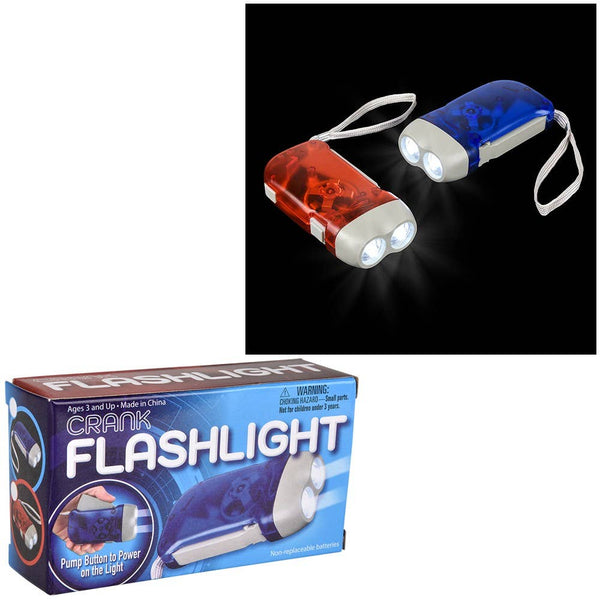 Crank Dynamo Flashlight- LLB Toys