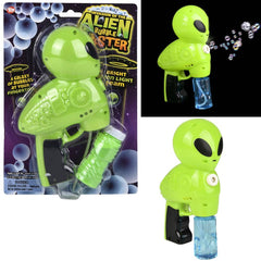 8.75" Light Up Alien Bubble Blaster LLB Fidget Toys