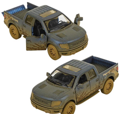 5" DIE-CAST FORD F-150 SVT RAPTOR MUDDY LLB Car Toys