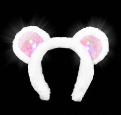 LIGHT-UP TEDDY BEAR HEADBAND LLB Light-up Toys