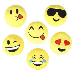 EMOTICON plush ASSORTMENT 4.5 - 6" 36 PCS/UN LLB Plush Toys