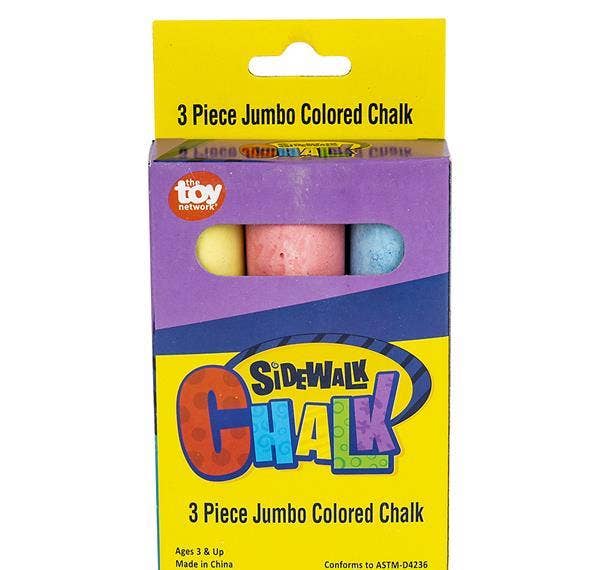 3PC JUMBO SIDEWALK CHALK 4