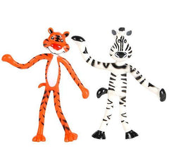 4" BENDABLE ZOO ANIMALS LLB Figurine Toys