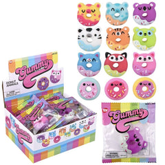 1.5" Gummy Donut Animals Candy LLB Candy