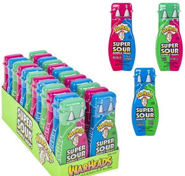 WARHEADS SUPER SOUR DOUBLE DROPS LLB kids toys