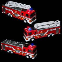 7" Fire Engine Toy with Light and Sound