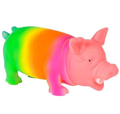 8" SNORTING RAINBOW PIGS LLB kids toys