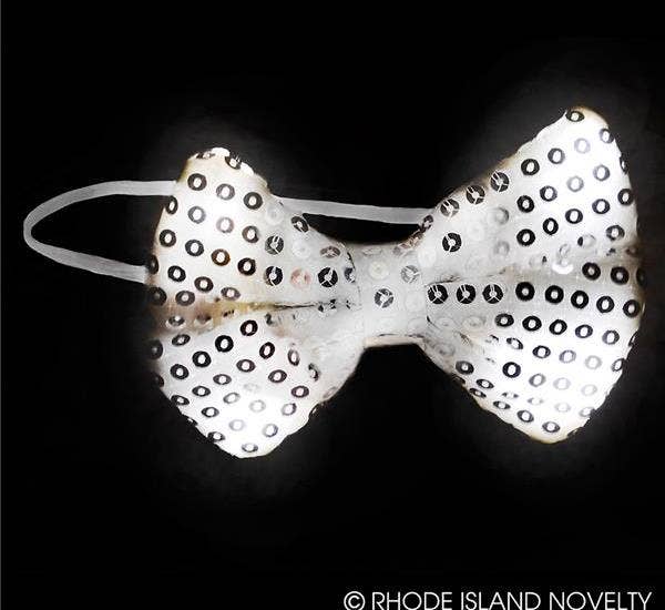 LIGHT-UP SILVER SEQ BOWTIE LLB Light-up Toys