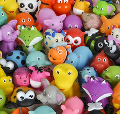 2"RUBBER ANIMAL MIX (500PCS/CASE) LLB kids toys