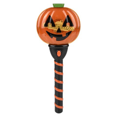 12.5" Light-Up Swirl Jack O Lantern Wand- LLB Toys