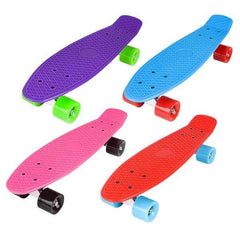 PLASTIC RETRO SKATEBOARD 21.5" LLB kids toys