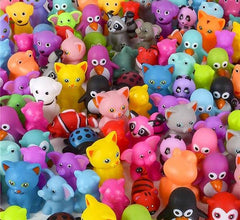 2" RUBBER ANIMAL MIX (1000PCS/CASE) LLB kids toys