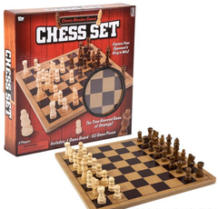 10" WOODEN CHESS SET