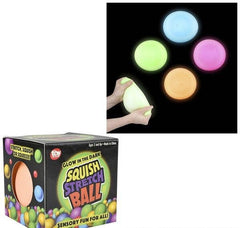 Glow in the Dark Squishy Gummi Ball - 4"