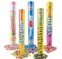 SUPER BANK TUBE CANDY ASSORTMENT 6PCS LLB kids toys