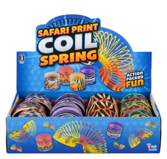 3" (80MM) SAFARI PRINTED COIL SPRING LLB kids toys