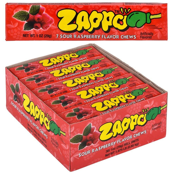 Zappo Sour Raspberry Chews