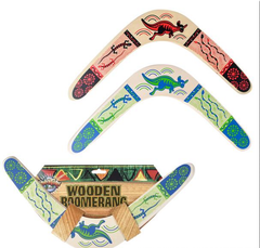 14.5" WOODEN BOOMERANG LLB kids toys