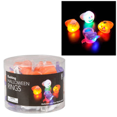 1.5" HALLOWEEN LIGHT-UP RINGS (24PC/UN) LLB Light-up Toys