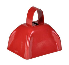 3" RED METAL COWBELL LLB kids toys