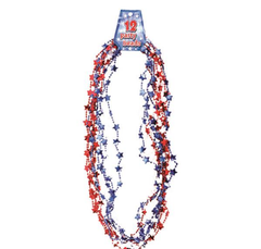 33" PATRIOTIC STAR BEADS LLB kids toys