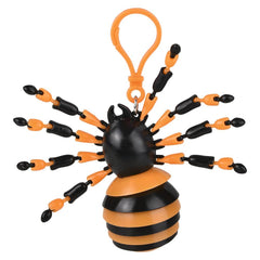 3" Wiggle Sensory Spider Clip On 12ct LLB kids toys