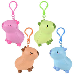 3.25" Capybara Squish Backpack Clip- LLB Toys