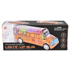 8" LIGHT-UP TRANSPARENT BUS LLB Light-up Toys