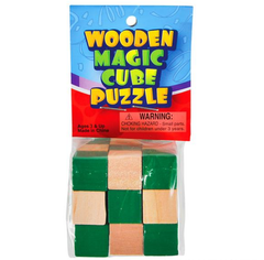 2" WOODEN MAGIC CUBE PUZZLE LLB Puzzle