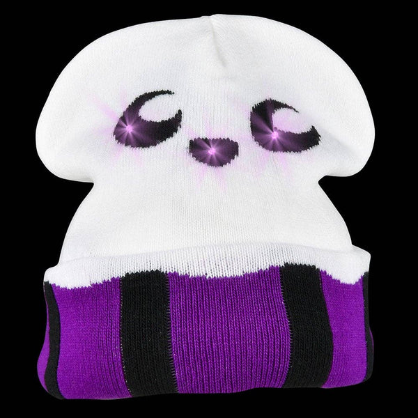 Light-Up Ghost Beanie Hat -LLB Toys