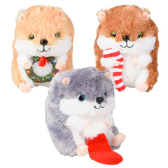 7"CHRISTMAS HAMSTER LLB Plush Toys