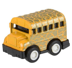 1.75" DIE-CAST PULL BACK PULL BACK MINI ZOO BUS LLB Car Toys