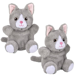 7" Clutch Crew Grey Cat Plush Toy