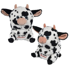 13" Belly Buddy Cow Eat More Chicken Plush