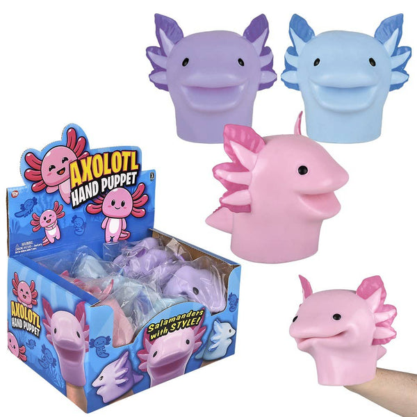 Stretchy Axolotl Hand Puppet 6