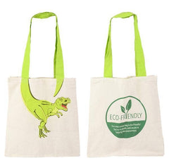 16" DINO TAIL ECO-FRIENDLY CANVAS BAG LLB kids Toys