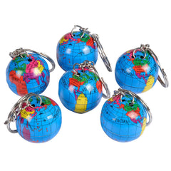 1" GLOBE KEYCHAIN LLB Keychain