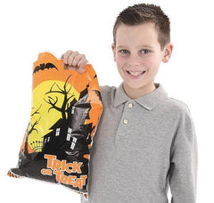 11"x17" HAUNTED HOUSE TRICK OR TREAT BAG  kids Accessories